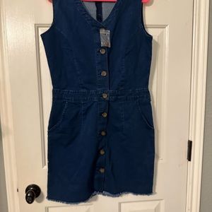 NWT denim dress size M